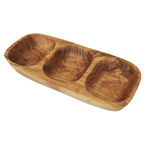 Olive Wood Appetizer Dish